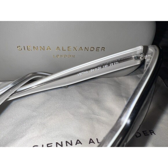 SIENNA ALEXANDER  Vietha Square-Frame Sunglasses Italy Hand-polished 100% UV